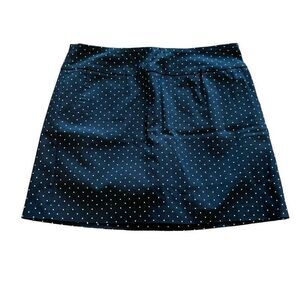 Zac & Rachel Skort Black Dotted Side Pocket Pull Up Skirt Size 8